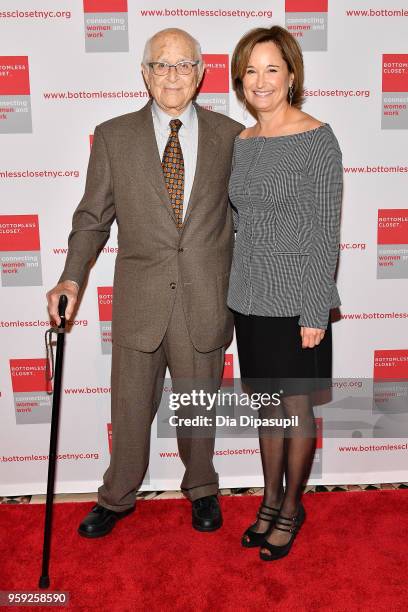 Norman Lear and Maggie Lear attend the Bottomless Closet's 19th Annual Spring Luncheon on May 16, 2018 in New York City.