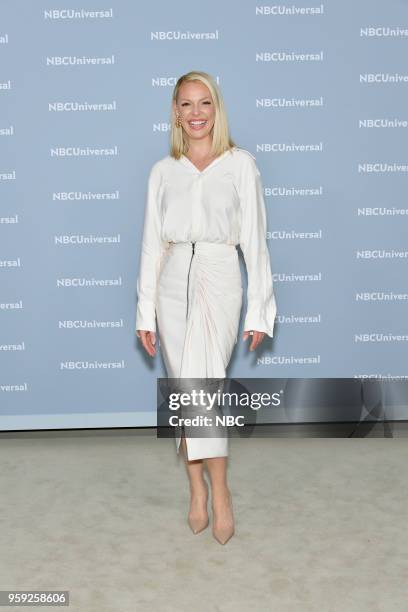 NBCUniversal Upfront in New York City on Monday, May 14, 2018 -- Red Carpet -- Pictured: Katherine Heigl, "Suits" on USA Network --