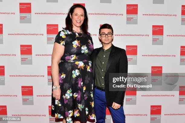 Melissa Norden and Christian Siriano attend the Bottomless Closet's 19th Annual Spring Luncheon on May 16, 2018 in New York City.