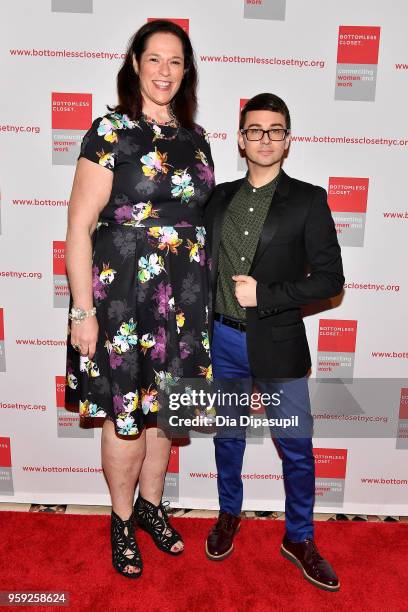 Melissa Norden and Christian Siriano attend the Bottomless Closet's 19th Annual Spring Luncheon on May 16, 2018 in New York City.