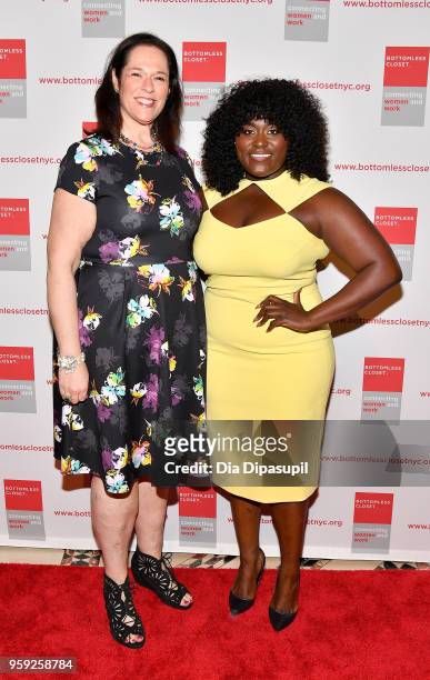 Melissa Norden and Danielle Brooks attend the Bottomless Closet's 19th Annual Spring Luncheon on May 16, 2018 in New York City.