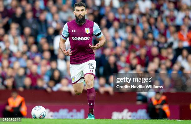 Mile Jedinak of Aston Villa during the Sky Bet Championship Play Off Semi Final Second Leg match between Aston Villa and Middlesbrough at Villa Park...