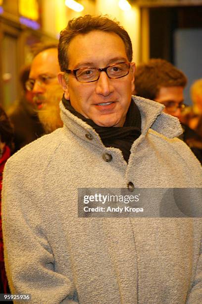 Moises Kaufman attends the opening night of ''Present Laughter'' at the American Airlines Theatre on January 21, 2010 in New York City.