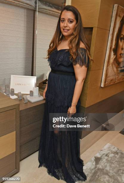 Laura Chavez attends the Lark and Berry launch party on a private yacht during the 71st Cannes Film Festival on May 16, 2018 in Cannes, France.