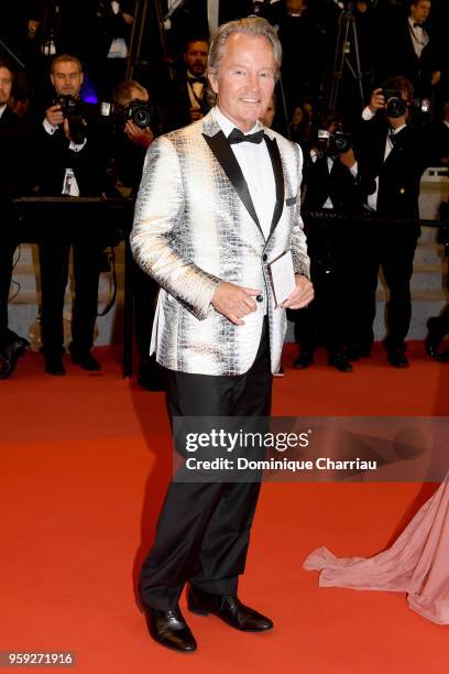 Actor John Savage attends the screening of "Dogman" during the 71st annual Cannes Film Festival at Palais des Festivals on May 16, 2018 in Cannes,...