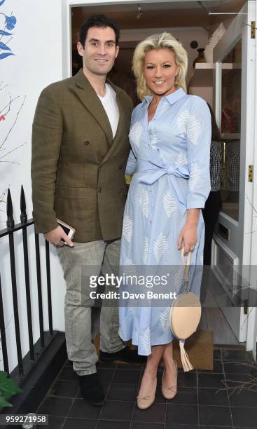 Zafar Rushdie and Natlie Rushdie attend the Beulah London store opening on May 16, 2018 in London, England.