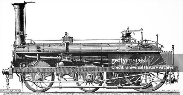 Crampton Train Engine 18 Crampton Steam Locomotive Photos & High Res Pictures - Getty Images