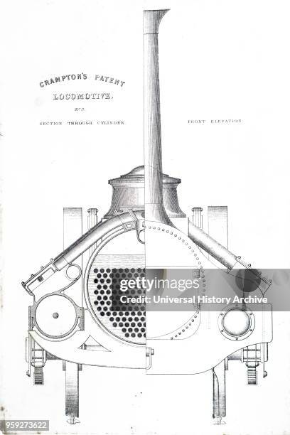 Crampton Train Engine 18 Crampton Steam Locomotive Photos & High Res Pictures - Getty Images
