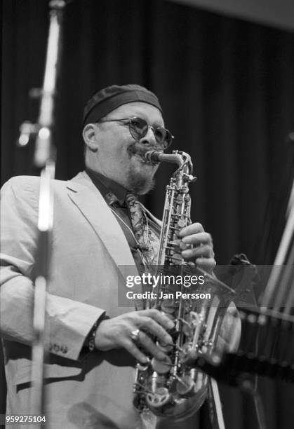 American jazz alto saxophonist Jackie McLean performing at North Sea Jazz Festival, The Hague, Netherlands, July 1993.