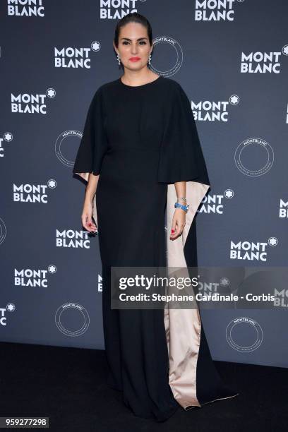 Guest attends as Montblanc launch new collection and dinner hosted by Charlotte Casiraghi during the 71st annual Cannes Film Festival at Villa la...