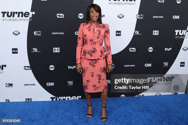 Tiffany Haddish attends the 2018 Turner Upfront at One Penn Plaza on May 16, 2018 in New York City.