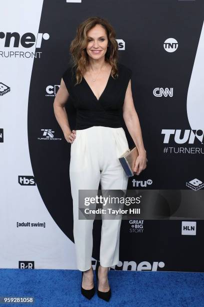 Amy Brenneman attends the 2018 Turner Upfront at One Penn Plaza on May 16, 2018 in New York City.
