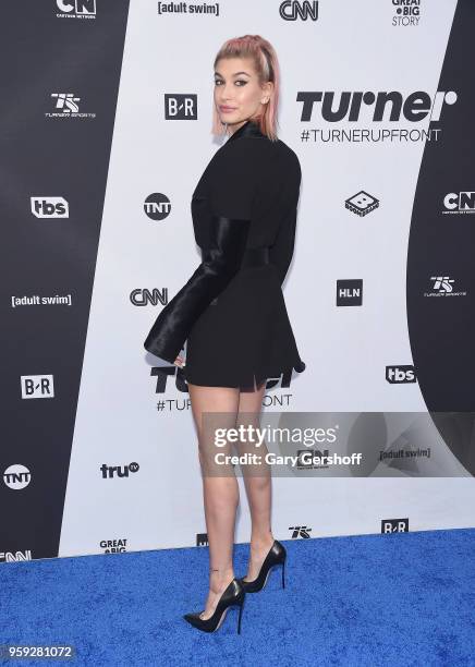 Hailey Rhode Baldwin attends the 2018 Turner Upfront at One Penn Plaza on May 16, 2018 in New York City.