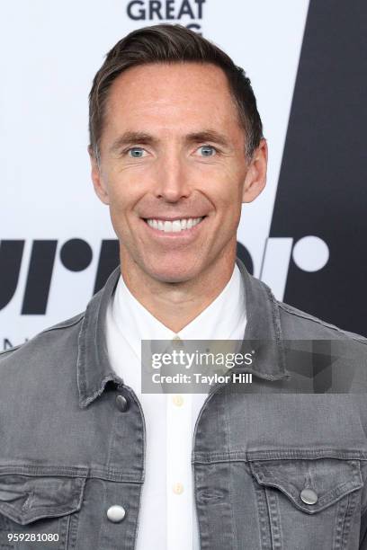 Steve Nash attends the 2018 Turner Upfront at One Penn Plaza on May 16, 2018 in New York City.