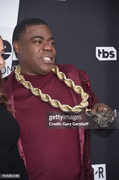 Megan Wollover and Tracy Morgan attend the 2018 Turner Upfront at One Penn Plaza on May 16, 2018 in New York City.
