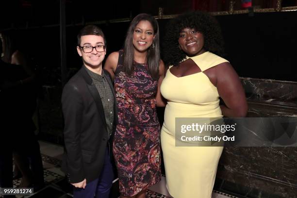 Christian Siriano, Lori Stokes and Danielle Brooks attend the Bottomless Closet's 19th Annual Spring Luncheon on May 16, 2018 in New York City.