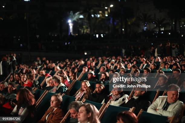 General view at the "Grease" 40th Anniversary Screening during the 71st annual Cannes Film Festival at on May 16, 2018 in Cannes, France.