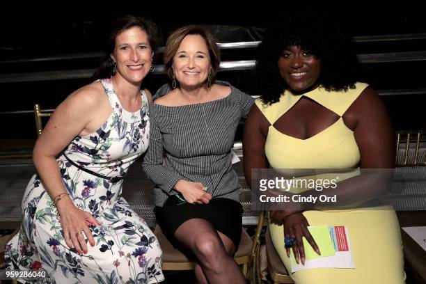 Katie Watkin, Maggie Lear and Danielle Brooks attend the Bottomless Closet's 19th Annual Spring Luncheon on May 16, 2018 in New York City.