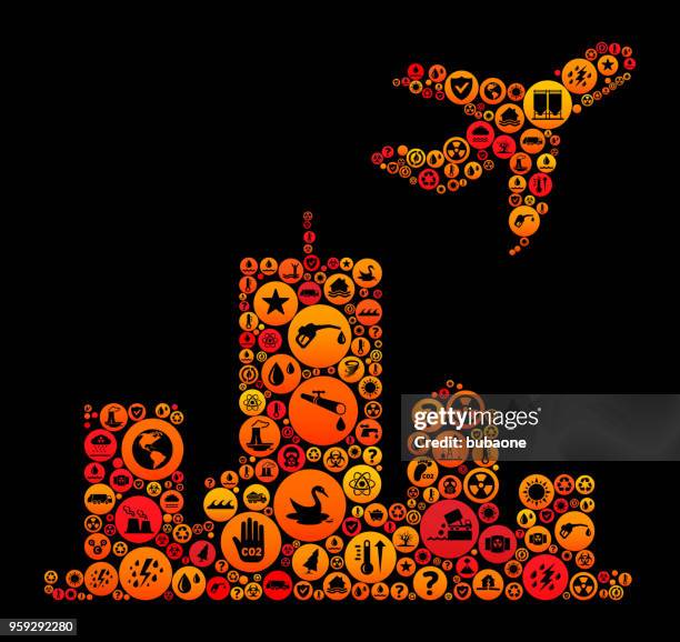 vacation departure climate change vector icon pattern - wave goodbye stock illustrations