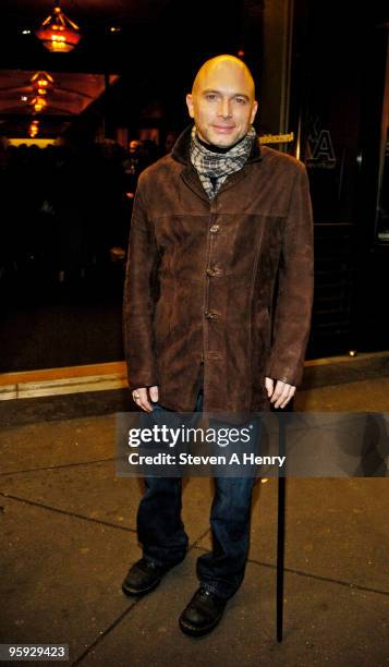 Actor Michael Cerveris attends the opening night of "Present Laughter" on Broadway at the American Airlines Theatre on January 21, 2010 in New York...