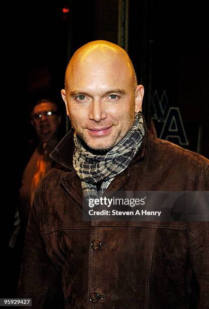 Actor Michael Cerveris attends the opening night of "Present Laughter" on Broadway at the American Airlines Theatre on January 21, 2010 in New York...