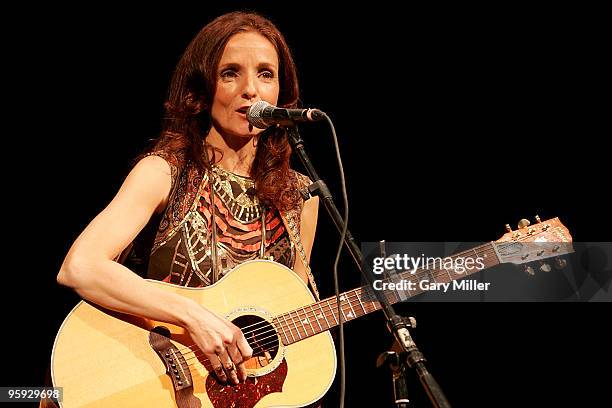 Vocalist/musician Patty Griffin performs in concert at the Paramount Theater on January 21, 2010 in Austin, Texas.
