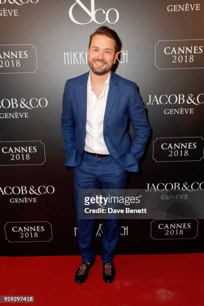 Maxime Shapozhnikov attends the Jacob & Co Cannes 2018 party at Nikki Beach on May 16, 2018 in Cannes, France.