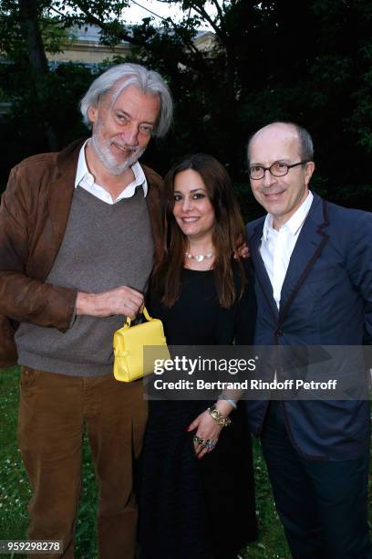 Director of the "'Ecole Nationale Superieure des Beaux-Arts" Jean-Marc Bustamante, Hedieh Loubier and her husband, CEO of "First Heritage Brands"...
