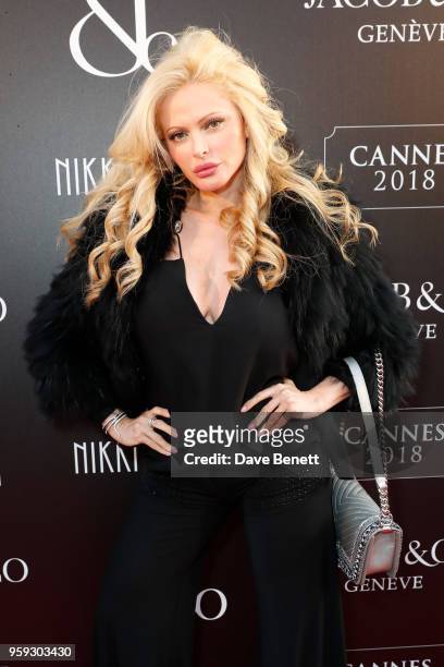 Audrey Tritto attends the Jacob & Co Cannes 2018 party at Nikki Beach on May 16, 2018 in Cannes, France.