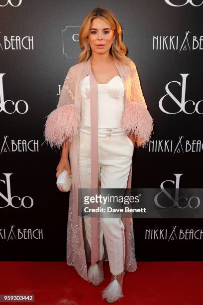 Leila Davydova attends the Jacob & Co Cannes 2018 party at Nikki Beach on May 16, 2018 in Cannes, France.