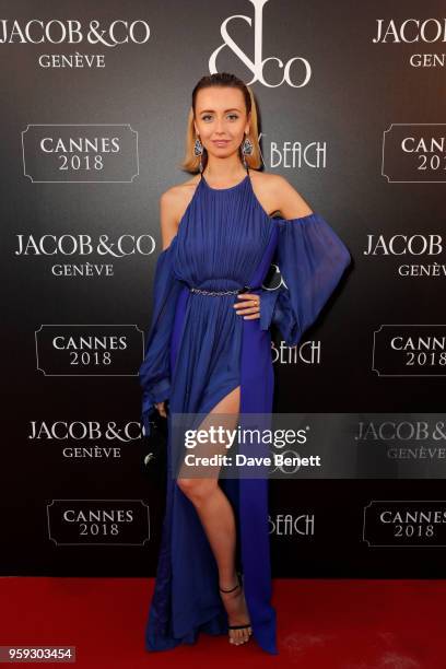 Natalia Osman attends the Jacob & Co Cannes 2018 party at Nikki Beach on May 16, 2018 in Cannes, France.