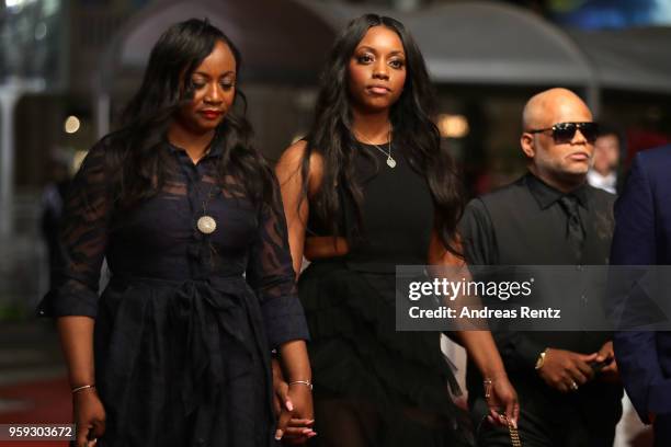 Executive Producer Pat Houston and Rayah Houston attend the screening of "Whitney" during the 71st annual Cannes Film Festival at Palais des...