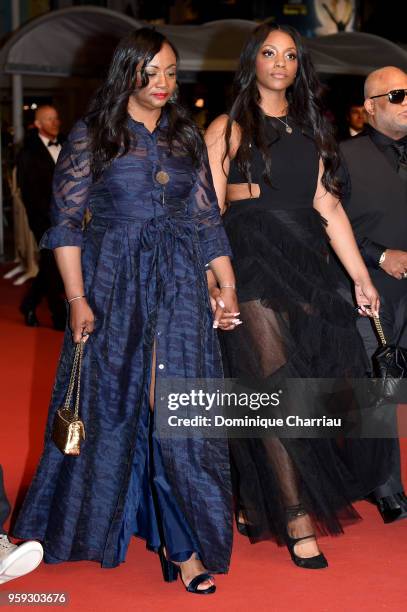 Executive Producer Pat Houston and Rayah Houston attends the screening of "Whitney" during the 71st annual Cannes Film Festival at Palais des...