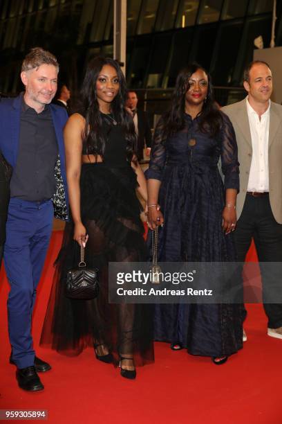 Director Kevin Macdonald, Rayah Houston, producer Pat Houston and producer Simon Chinn attend the screening of "Whitney" during the 71st annual...