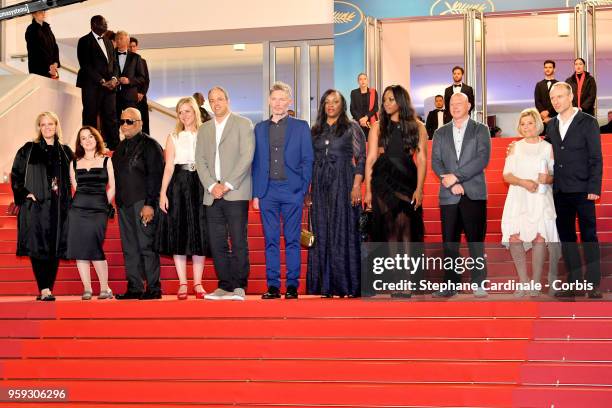 Co-producer Vanessa Tovell, producers Lisa Erspamer, Ulysses Carter, Lisa Chinn, Jonathan Chinn, director Kevin Macdonald, executive producer Pat...