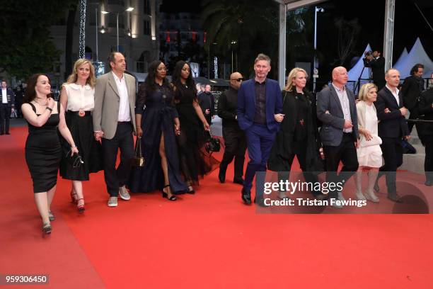 Producer Vanessa Tovell, Lara Chinn, producer Simon Chinn, producer Pat Houston, Rayah Houston, director Kevin Macdonald, producer Lisa Erspamer,...