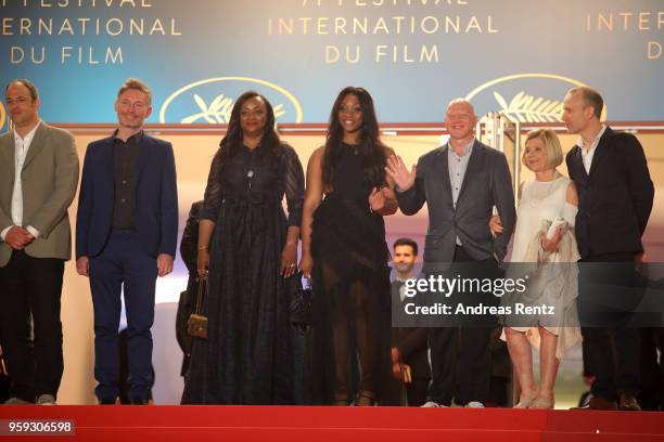 Producer Simon Chinn, director Kevin Macdonald, executive producer Pat Houston, Rayah Houston, producer Jonathan Chinn, executive producer Nicole...