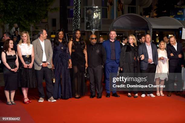 Producer Vanessa Tovell, Lisa Chinn, producer Simon Chinn, producer Pat Houston, Rayah Houston, Ulysses Carter, director Kevin Macdonald, producer...