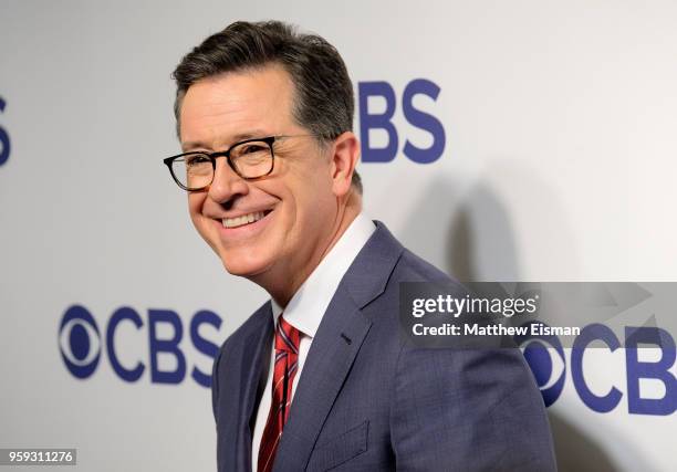 Stephen Colbert attends the 2018 CBS Upfront at The Plaza Hotel on May 16, 2018 in New York City.