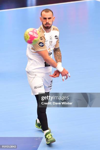 Theo Derot of Aix during the Lidl StarLigue match between Paris Saint Germain and Aix at Salle Pierre Coubertin on May 16, 2018 in Paris, France.