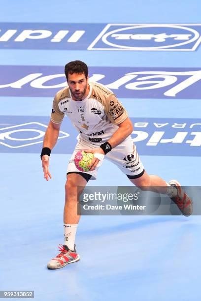 Iosu Goni Leoz of Aix during the Lidl StarLigue match between Paris Saint Germain and Aix at Salle Pierre Coubertin on May 16, 2018 in Paris, France.