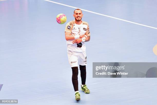 Theo Derot of Aix during the Lidl StarLigue match between Paris Saint Germain and Aix at Salle Pierre Coubertin on May 16, 2018 in Paris, France.