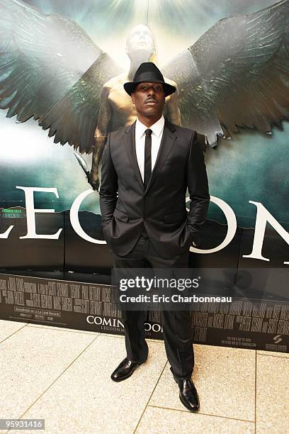 Tyrese Gibson at the World Premiere of Screen Gems 'Legion' at Cinerama Dome on January 21, 2010 in Hollywood, California.