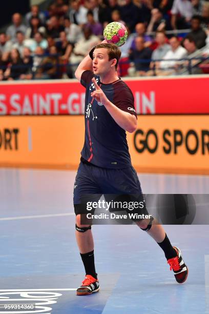 Sander Sagosen of PSG during the Lidl StarLigue match between Paris Saint Germain and Aix at Salle Pierre Coubertin on May 16, 2018 in Paris, France.