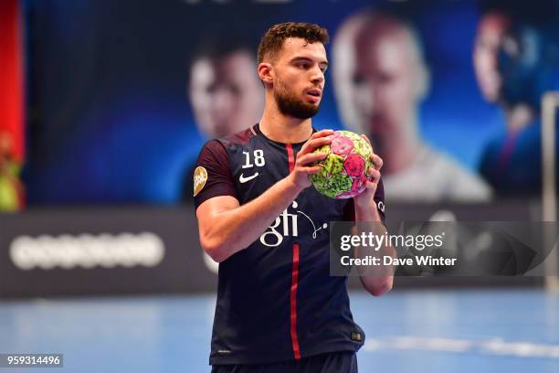 Nedim Remili of PSG during the Lidl StarLigue match between Paris Saint Germain and Aix at Salle Pierre Coubertin on May 16, 2018 in Paris, France.