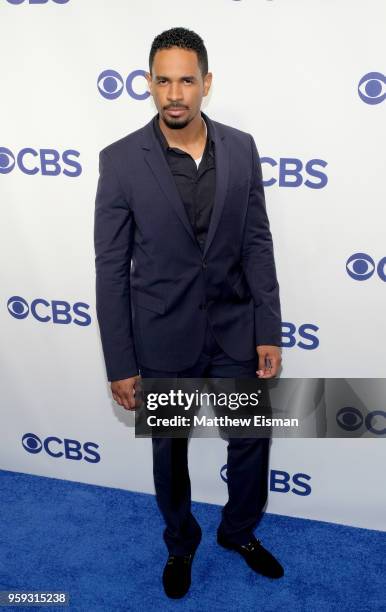 Actor Damon Wayans Jr. Attends the 2018 CBS Upfront at The Plaza Hotel on May 16, 2018 in New York City.