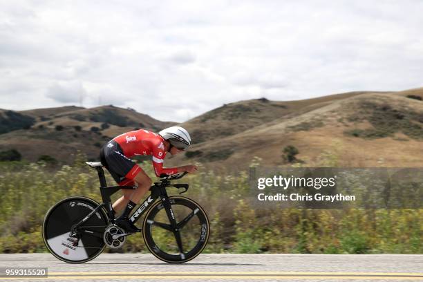 Peter Stetina of The United States and Team Trek Segafredo rides during the stage four individual time trial of the 13th Amgen Tour of California, a...
