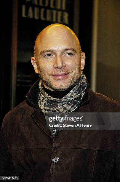 Actor Michael Cerveris attends the opening night of "Present Laughter" on Broadway at the American Airlines Theatre on January 21, 2010 in New York...