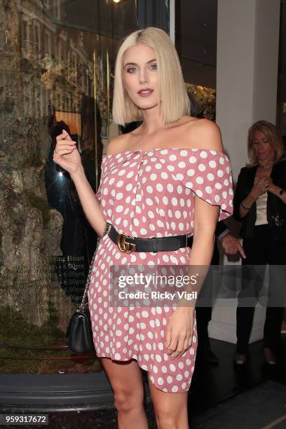 Ashley James seen attending a private view of The Connor Brothers new exhibition 'Call Me Anything But Ordinary' featuring a charity auction in...