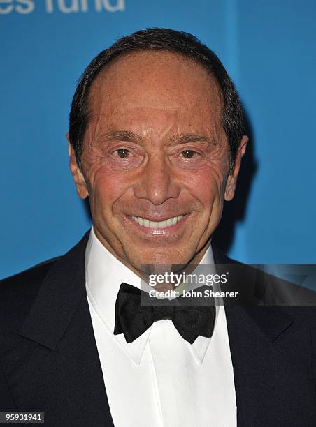 Musician Paul Anka arrives at the UNICEF Ball held at the Beverly Wilshire Hotel on December 10, 2009 in Beverly Hills, California.